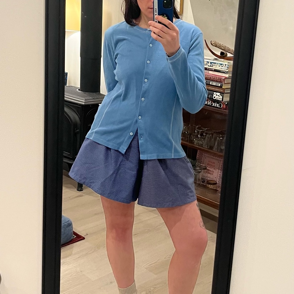 Blue Vintage cotton cardigan